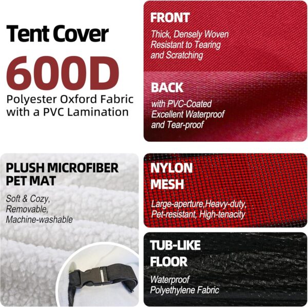 GDanes Red Dog Tent House - Image 2